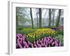 Spring Flowers in Flower Garden-Jim Zuckerman-Framed Photographic Print