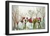 Spring Flowers in Glass Bottles VII-Cora Niele-Framed Giclee Print