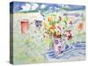 Spring Flowers on the Island-Elizabeth Jane Lloyd-Stretched Canvas