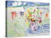 Spring Flowers on the Island-Elizabeth Jane Lloyd-Stretched Canvas