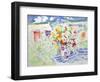 Spring Flowers on the Island-Elizabeth Jane Lloyd-Framed Giclee Print