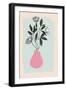 Spring Flowers Vase III-null-Framed Art Print
