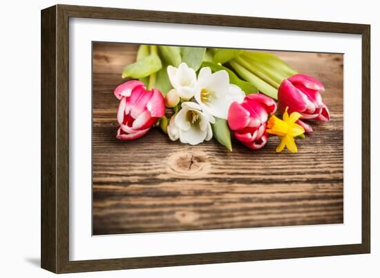 Spring Flowers-grafvision-Framed Photographic Print