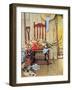 Spring Flowers-Norman Rockwell-Framed Premium Giclee Print