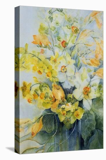 Spring flowers-Karen Armitage-Stretched Canvas