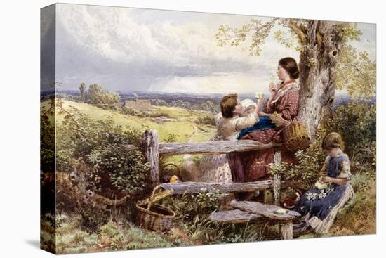 Spring Flowers-Myles Birket Foster-Stretched Canvas