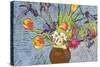 Spring Flowers-Frances Treanor-Stretched Canvas