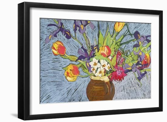 Spring Flowers-Frances Treanor-Framed Giclee Print