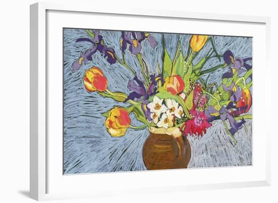 Spring Flowers-Frances Treanor-Framed Giclee Print