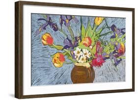 Spring Flowers-Frances Treanor-Framed Giclee Print