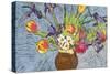 Spring Flowers-Frances Treanor-Stretched Canvas