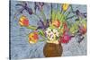 Spring Flowers-Frances Treanor-Stretched Canvas