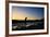 Spring Fly Fishing At Dusk Outside Of Fairplay Colorado The Mosquito Range Looms In The Background-Liam Doran-Framed Photographic Print