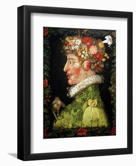 Spring, from a Series Depicting the Four Seasons, 1573-Giuseppe Arcimboldo-Framed Giclee Print