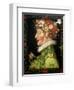 Spring, from a Series Depicting the Four Seasons, 1573-Giuseppe Arcimboldo-Framed Giclee Print