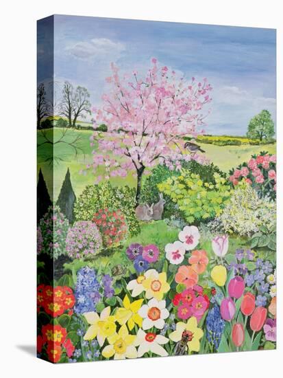 Spring from the Four Seasons (One of a Set of Four)-Hilary Jones-Stretched Canvas