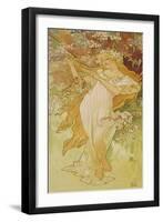 Spring (From the Series "Seasons"), 1896-Alphonse Mucha-Framed Giclee Print