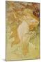 Spring (From the Series "Seasons"), 1896-Alphonse Mucha-Mounted Giclee Print