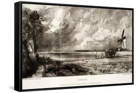 Spring, from Various Subjects of Landscape Characteristic of English Scenery-John Constable-Framed Stretched Canvas