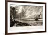 Spring, from Various Subjects of Landscape Characteristic of English Scenery-John Constable-Framed Giclee Print