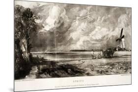Spring, from Various Subjects of Landscape Characteristic of English Scenery-John Constable-Mounted Giclee Print