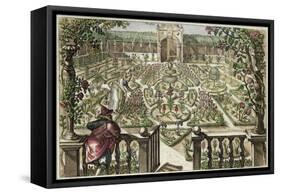 Spring Garden, from "Hortus Floridus," Published 1614-15-Crispin I De Passe-Framed Stretched Canvas