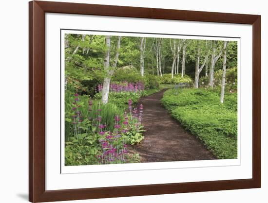 Spring Garden Path-Donald Paulson-Framed Giclee Print