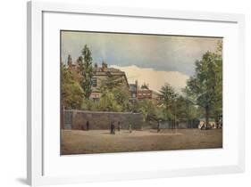 'Spring Gardens from the Mall', Westminster, London, c1880 (1926)-John Crowther-Framed Giclee Print