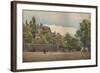 'Spring Gardens from the Mall', Westminster, London, c1880 (1926)-John Crowther-Framed Giclee Print