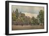 'Spring Gardens from the Mall', Westminster, London, c1880 (1926)-John Crowther-Framed Giclee Print