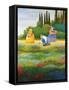 Spring Gathering-Lowell Herrero-Framed Stretched Canvas