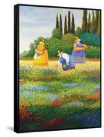 Spring Gathering-Lowell Herrero-Framed Stretched Canvas