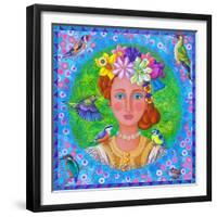 Spring girl, 2016-Jane Tattersfield-Framed Giclee Print