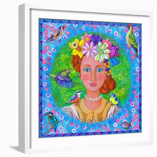 Spring girl, 2016-Jane Tattersfield-Framed Giclee Print