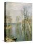 Spring, High Water, 1897-Isaak Ilyich Levitan-Stretched Canvas