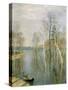 Spring, High Water, 1897-Isaak Ilyich Levitan-Stretched Canvas