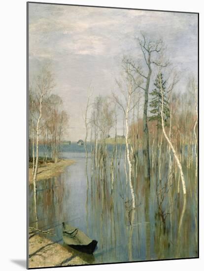 Spring, High Water, 1897-Isaak Ilyich Levitan-Mounted Giclee Print