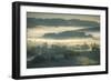 Spring Hills and Morning Fog, Petaluma, California-Vincent James-Framed Premium Photographic Print