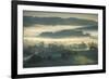 Spring Hills and Morning Fog, Petaluma, California-Vincent James-Framed Photographic Print