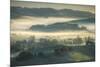 Spring Hills and Morning Fog, Petaluma, California-Vincent James-Mounted Photographic Print