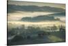 Spring Hills and Morning Fog, Petaluma, California-Vincent James-Stretched Canvas