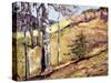 Spring Hillside-George Gardner Symons-Stretched Canvas