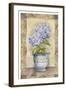 Spring Hydrangea-Abby White-Framed Art Print