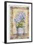 Spring Hydrangea-Abby White-Framed Art Print