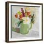 Spring in a Green Pitcher-Pamela Munger-Framed Art Print