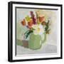 Spring in a Green Pitcher-Pamela Munger-Framed Art Print