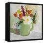 Spring in a Green Pitcher-Pamela Munger-Framed Stretched Canvas