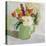 Spring in a Green Pitcher-Pamela Munger-Stretched Canvas