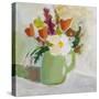 Spring in a Green Pitcher-Pamela Munger-Stretched Canvas