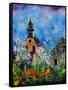 Spring In Foy Notre Dame-Pol Ledent-Framed Stretched Canvas